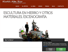 Tablet Screenshot of nicolasalba.com